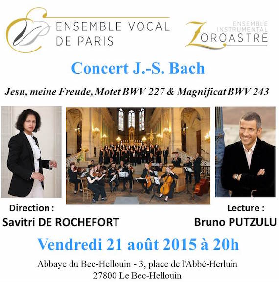 Concert avec l’Ensemble Vocal de Paris – août 2015