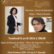 Concert avec l’Ensemble Vocal de Paris – avril 2016
